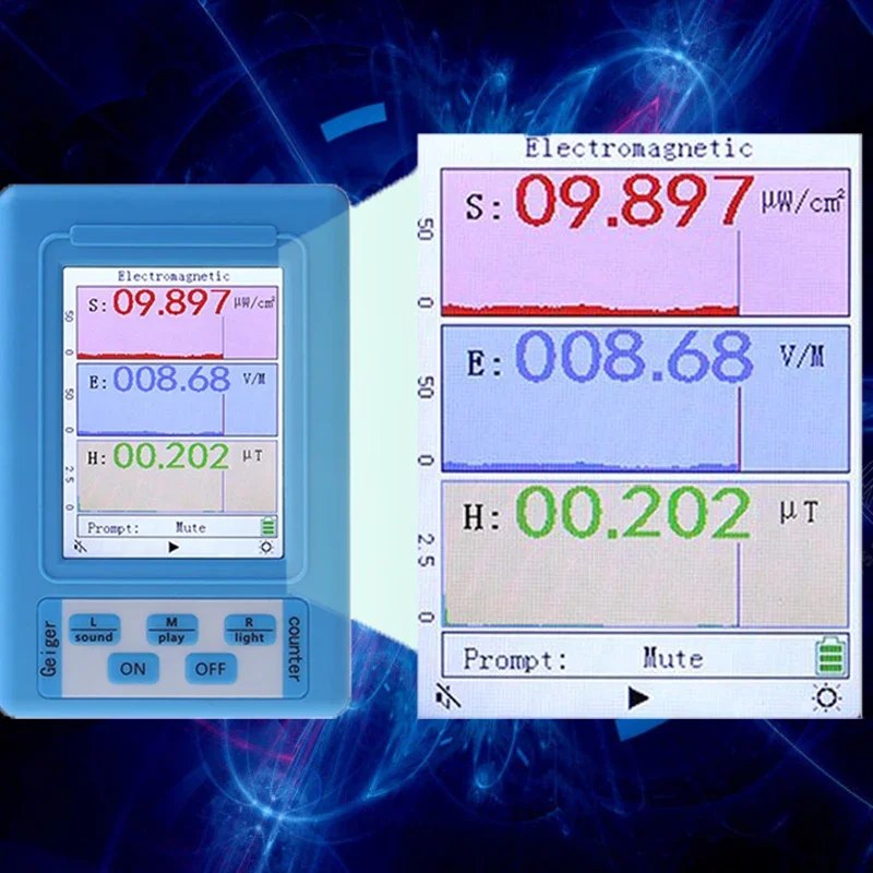BR-9A Radiation detector emf meter tester EMF portable electromagnetic radiation detector EMF meter radiation dosimeter monitor tester high accuracy XR-2 XR-2Pro