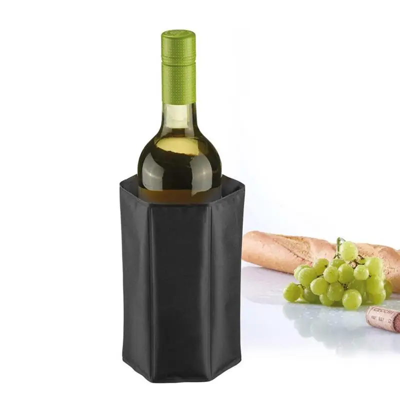 

Мешочек для охлаждения вина, многоразовый охладитель винных бутылок, ПВХ мешок для льда, гибкий мешок для вина, портативный ПВХ мешок для охлаждения вина для путешествий, пляжа