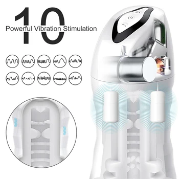 Automatic Sucking Male Mastubator Blowjob Masturbation Equipment Machine Sex Toys Adult Goods for Men Man Masturbators Cup 2