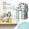 Baby Crib Hanging Storage Bag Diaper Nappy Organizer for Newborn Cot Bed Organizer Kids Infant Bedding Nursing Bags 2