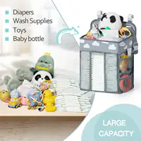 Baby Crib Hanging Storage Bag Diaper Nappy Organizer for Newborn Cot Bed Organizer Kids Infant Bedding Nursing Bags 2