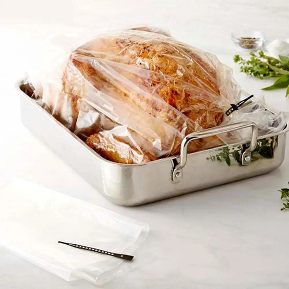 PET Disposable Environmental Protection Cooking Bag 20Pcs 50 * 65cm Oven Bag Turkey Manufacturer Food Packaging disposable cooking bag