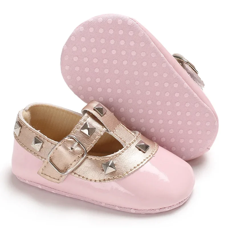 New Fashion Newborn Red Baby Shoes Non-slip Cloth Bottom Shoes For Girls Elegant And Noble Leisure Baby First Walking Shoes 5