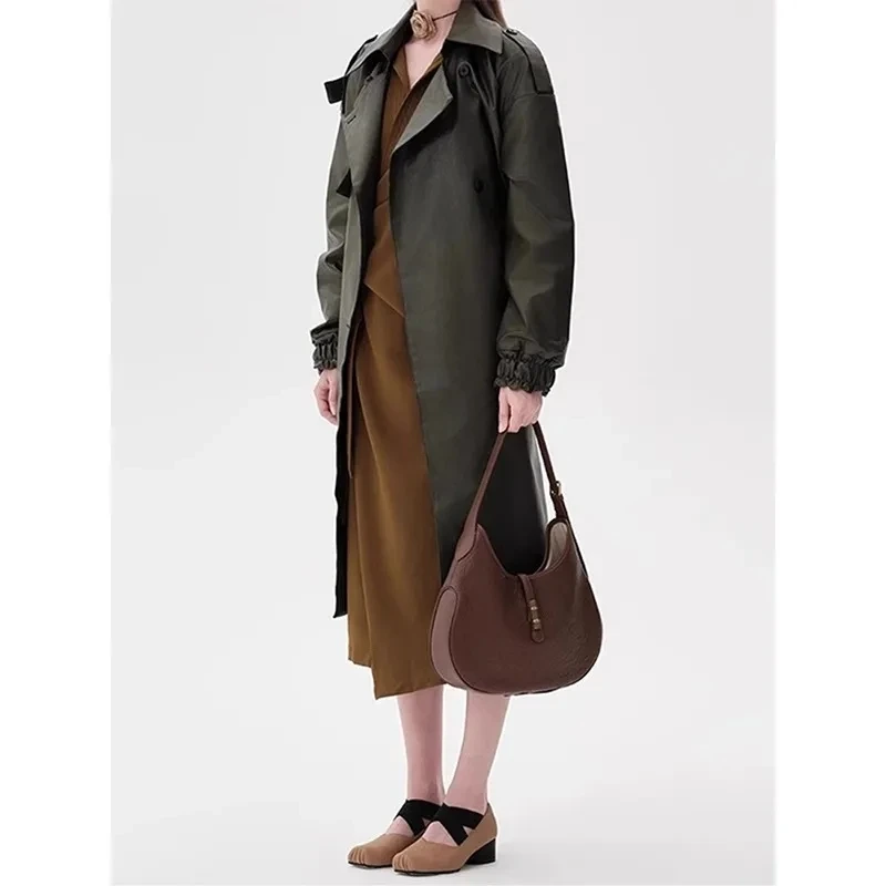 Underarm 2024 New Style Trendy High-end Niche Moon Bags Single Shoulder Half-moon Bag Women's Crossbody Bag Handbags