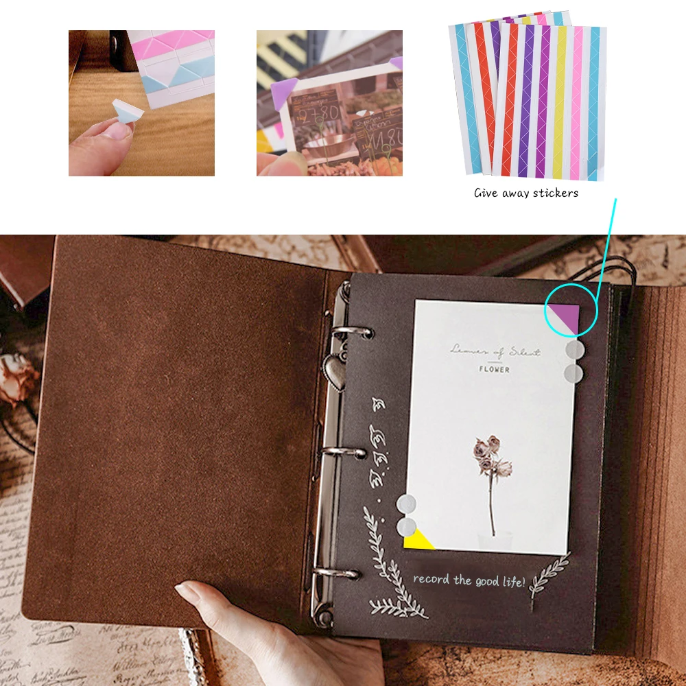 Scrapbook Photo Album Black Page  Album Photo Scrapbook Vintage - Photo  Album - Aliexpress