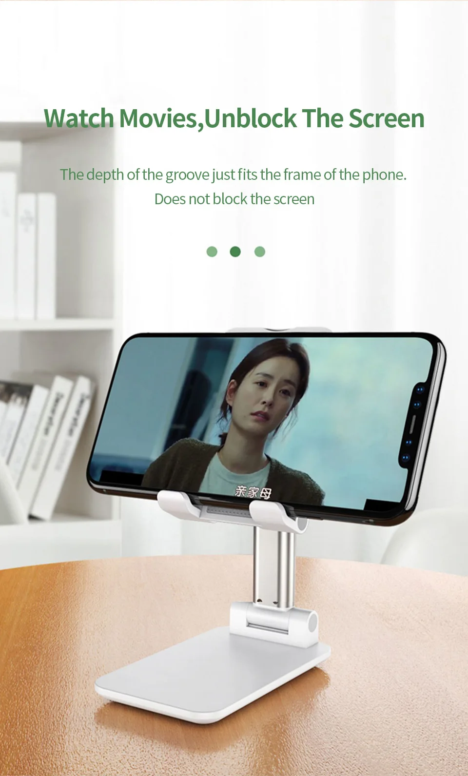 A Universal Mobile Phone Desktop Stand Retractable Foldable Bracket For iPhone Xiaomi iPad Adjustable Support Phone Stand Holder flexible mobile holder