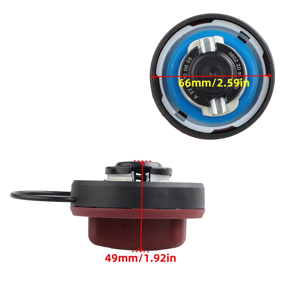 Diesel Fuel Tank Cap 2224700105 for Mercedes Benz W176 W205 W117 W213 X156 E-CLASS S-CLASS C-CLASS