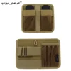 VULPO Tactical Hook Fasteners Pouch Bag Backpack Insert Pouch EDC Storage Mesh Pouch Organizer Panel Key Holder Battery Pouch 1