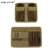 VULPO Tactical Hook Fasteners Pouch Bag Backpack Insert Pouch EDC Storage Mesh Pouch Organizer Panel Key Holder Battery Pouch 1