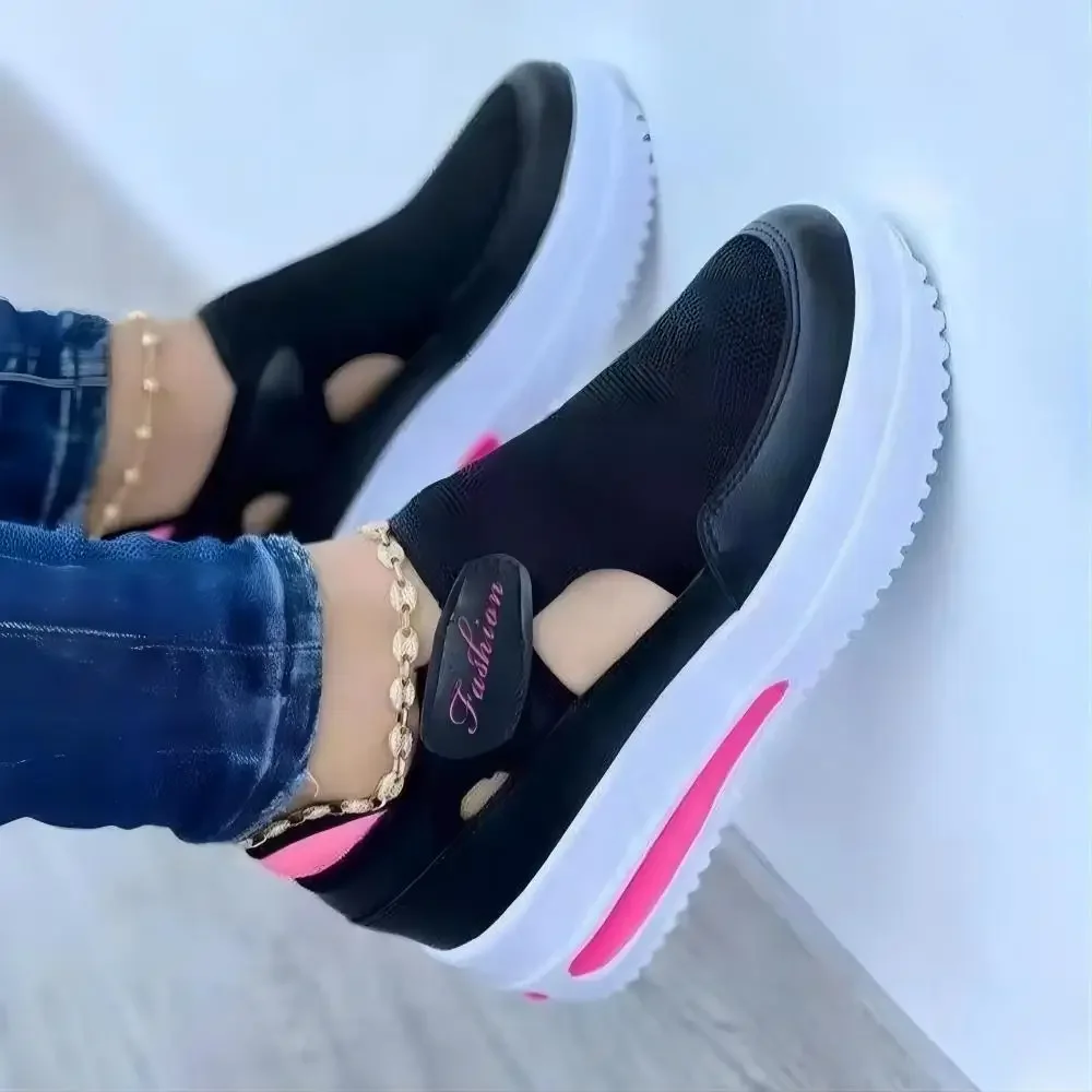Scarpe Sneakers da donna scarpe Casual da donna 2023 estate nuove scarpe sportive da donna in Mesh traspirante sandali con plateau da donna vulcanizzati