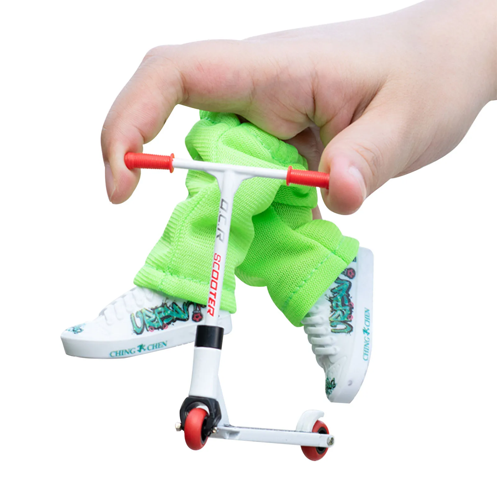 Finger Toy Skateboards Mini Finger Toys Set For Kids Toddler Adults Metal  Alloy Finger Scooter With Finger Pants Finger Shoes