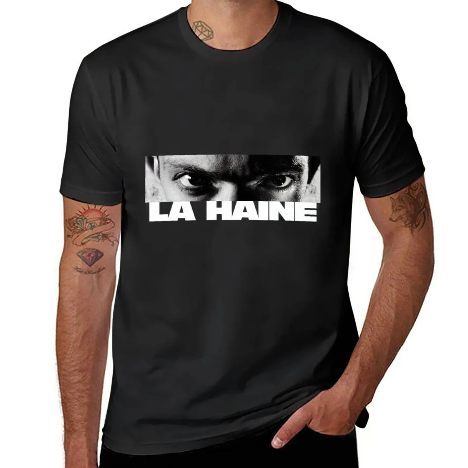 

New La haine T-Shirt Short sleeve shirts graphic tees summer top Blouse Short sleeve tee men