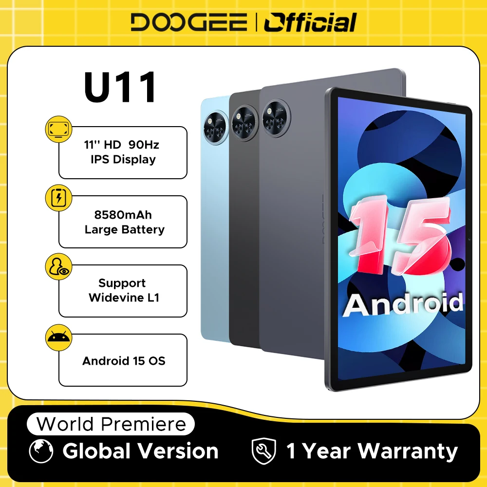 Global Version DOOGEE U11 Tablet 16GB(4+12) 128GB 11