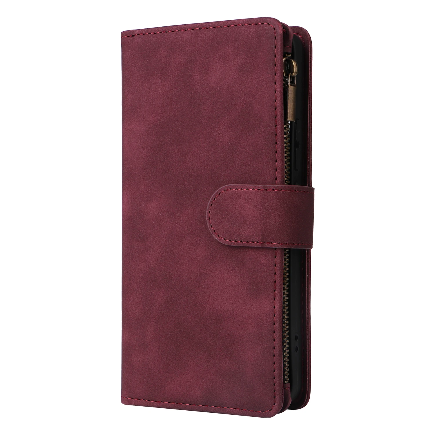 Premium Magnetic Flip Leather Wallet Case with Card Slot