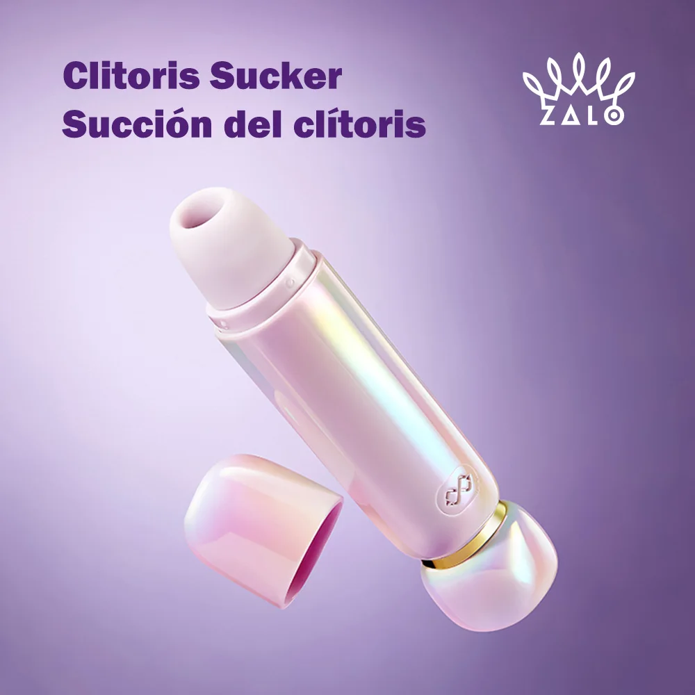 ZALO LIA Clitoris Sucker with 3 Suction Tips for Women, Mini Clit Sucking Vibrator, Female Clitoral Stimulator, Adult Sex Toys