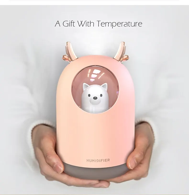 Automatic Spray Car Humidifier Air Purifier Atomization Aroma Diffuser