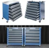 Drawer Tool Chest with Stainless Steel Countertop,7 Drawer Tool Chest and 5 Drawer Tool Chest for Connected Use,Locking System T 5
