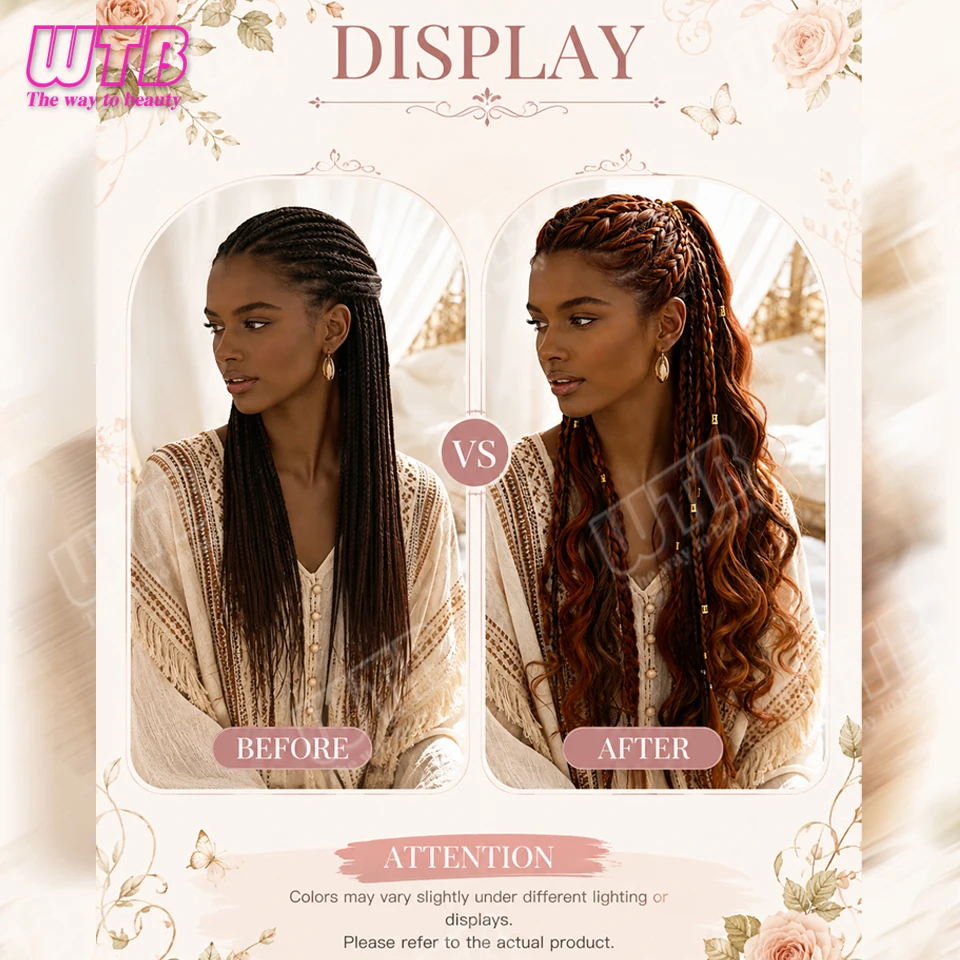 Elegant Synthetic Braided Wig – Effortless Wear for Any Occasion