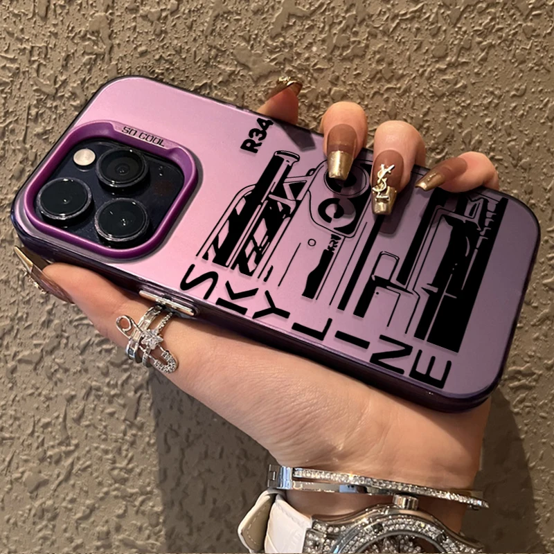 JDM Sports Drift Racing Matte Back Phone Case