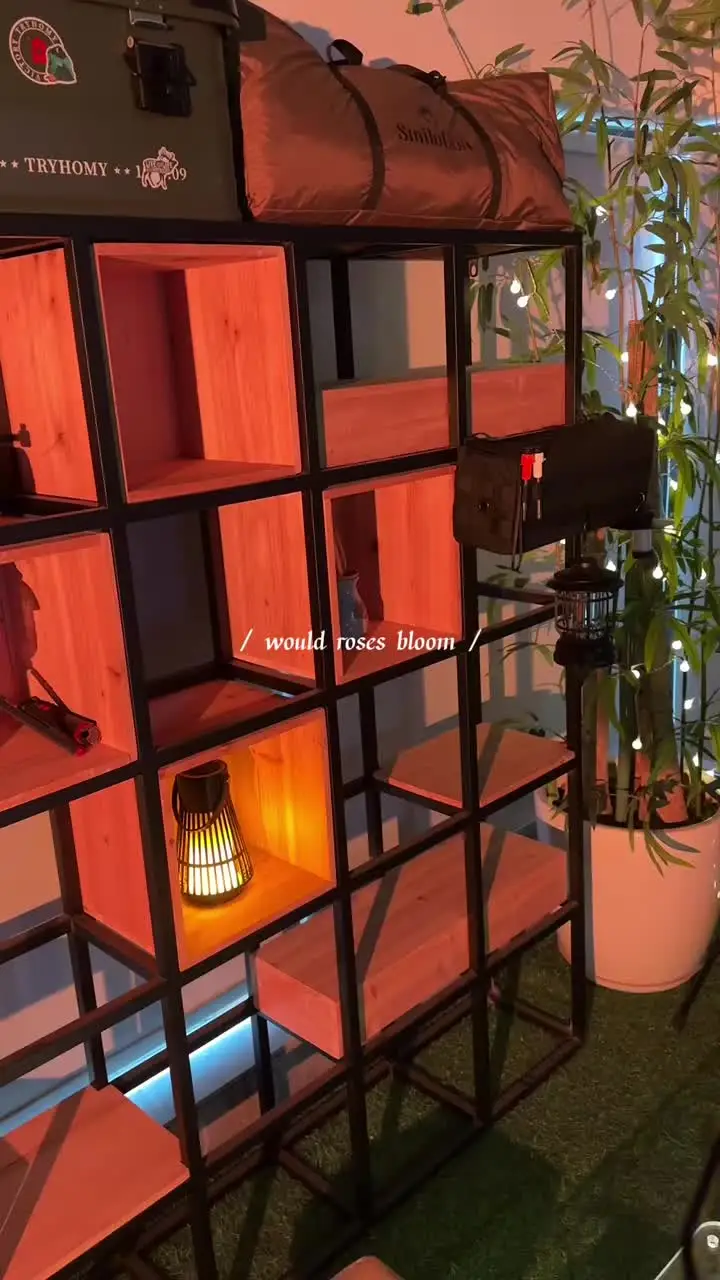 玄関-アクリル透明キャンプテーブル、耐熱性、取り外し可能