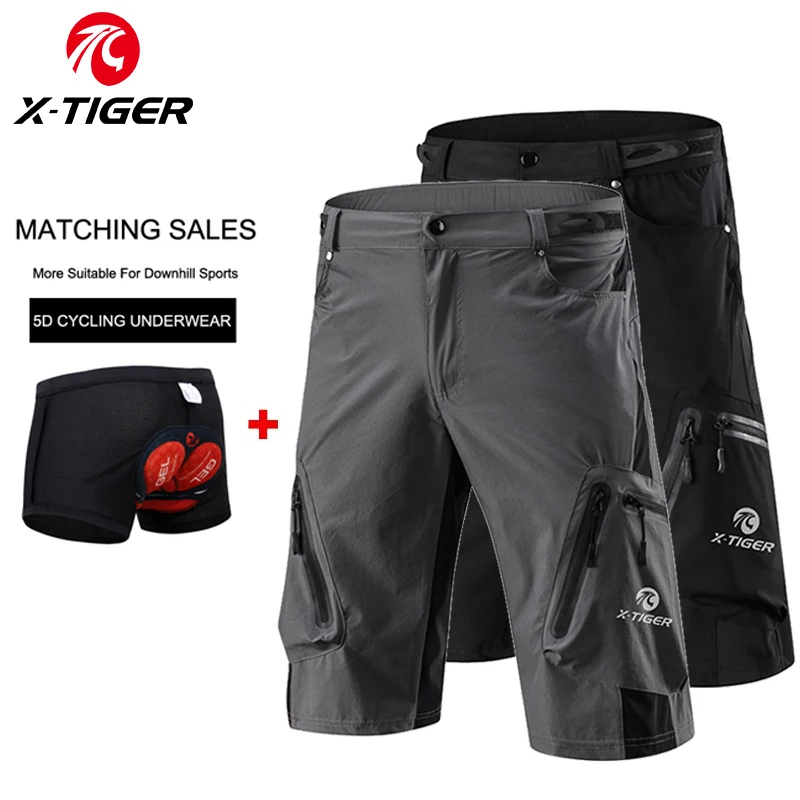 Pantalones cortos para bicicleta de montaña para hombre y mujer