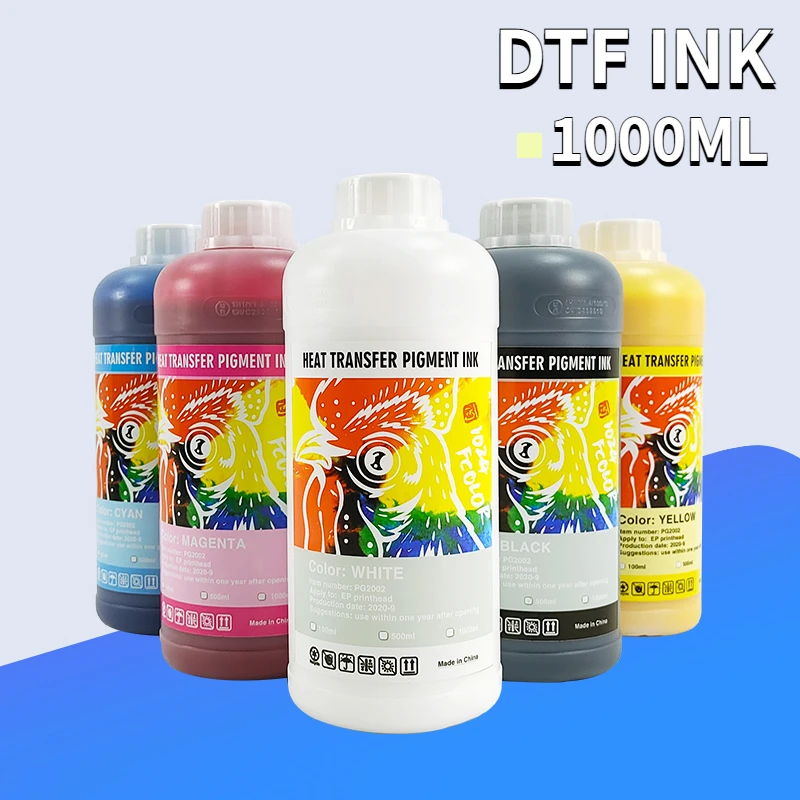 

1000ML White DTF INK For A3 A4 Direct transfer film heat transfer for Epson I3200 L1800 L800 L805 transfer film for PET film