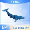 B4 2.4G Mini RC Water Spray Dive Whale Dual Propellerf Drive Waterproof Wireless Remote Control Whale Shark Gifts Toys for child 1