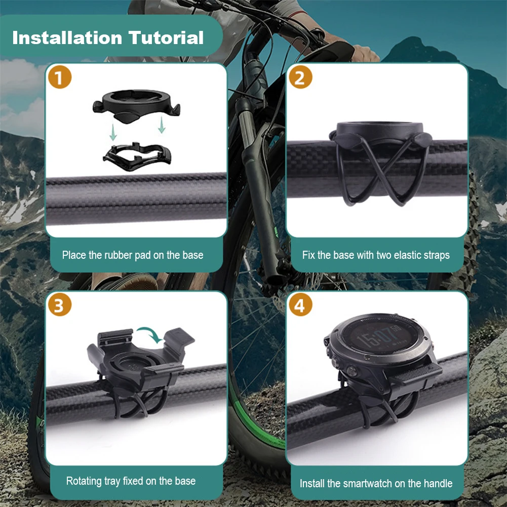 20/22/26mm Bicycle Speedometer Stand Removable Bike Watch Mount Quick Fit MTB Bike Stopwatch Base for Garmin