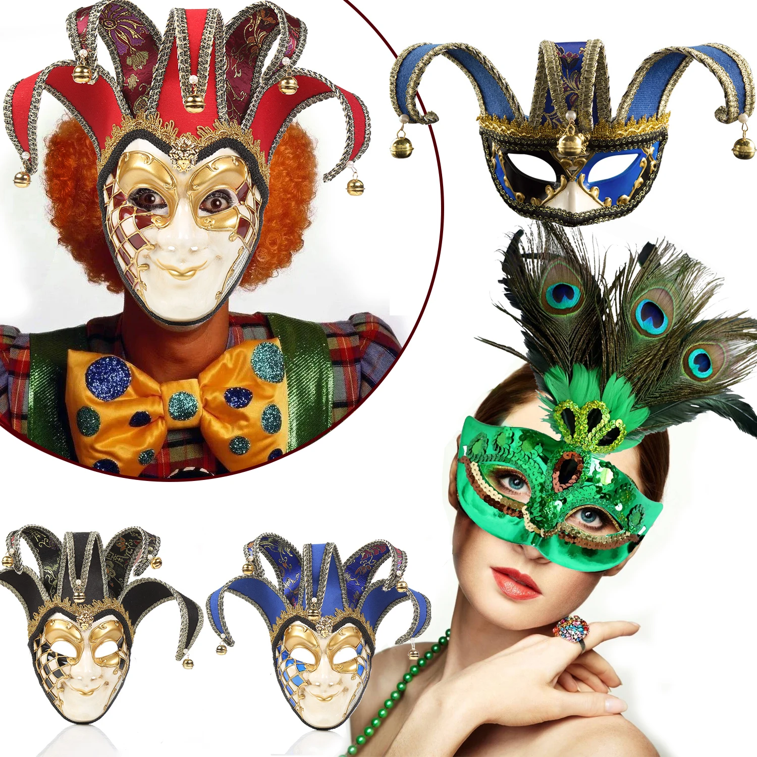 Masque Vénitien, accessoires de déguisement, aperçu | Atelier Mascarade