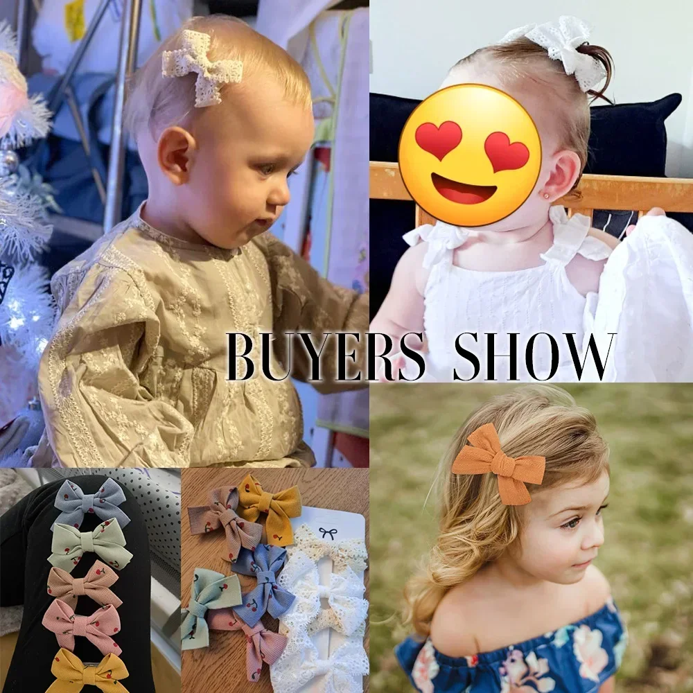 Hair Accessories 4/5Pcs Baby Hairpin for Girls Print Ribbon Barrette Kids Hair Clip hair clips hair ribbon accessories hair accessories