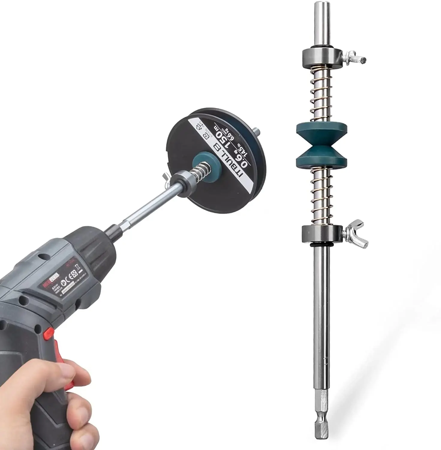 Portable Electric Drill Type Fishing Line Winder Reel Spooler Spinning