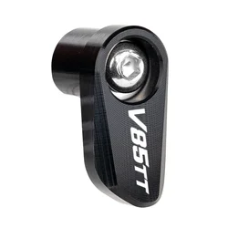 Motorcycle Wheel ABS Sensor Protection Guard Cover - Durable Front & Rear Defense (V85TT - Black)