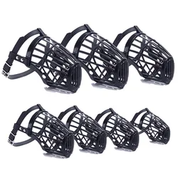 Muselière en caoutchouc pour animaux de compagnie, accessoire de Protection de l'environnement, adapté aux chiots et chiens de taille moyenne, XS XXXL 