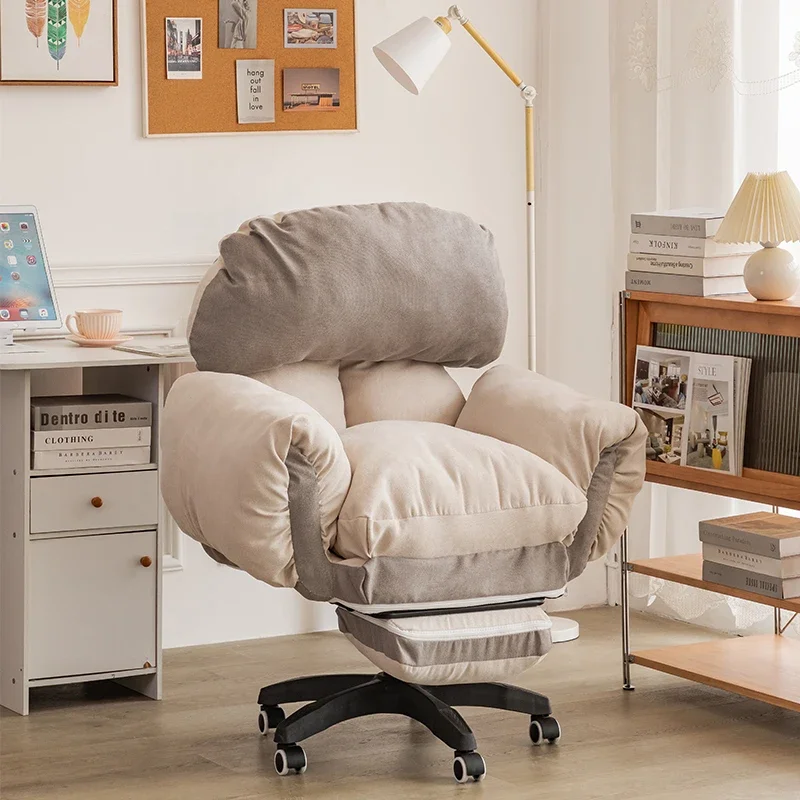 

Ergonomic Comfortable Office Chair Pillow Luxury High Back Lift Swivel Office Chair Cushion Wheels Sillas Office Furniture