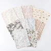 Baby Cotton Muslin Swaddle Blanket Floral/Animal Print Stroller Blanket Infant Diaper Newborn Receiving Blanket 3
