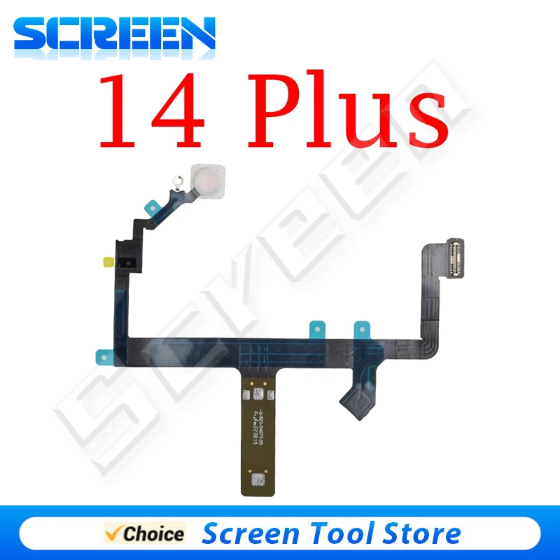 Flex Cable Replacement 1pcs Proximity Distance Ambient Flash Light Sensor LED Flex Cable Repair Parts For iPhone 12 13 14 plus Pro max