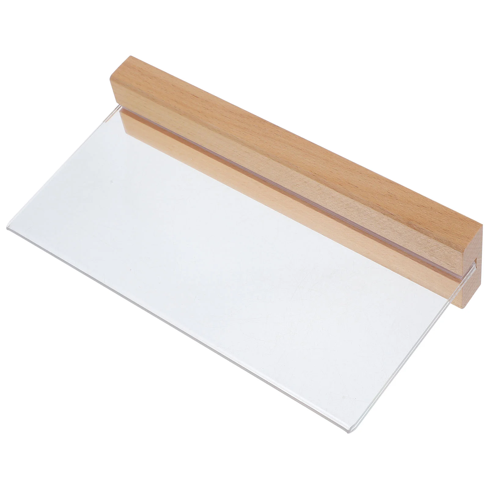 

Tabletop Sign Holder Clear Display Stand Plastic Stand for Home Office Restaurant Shop