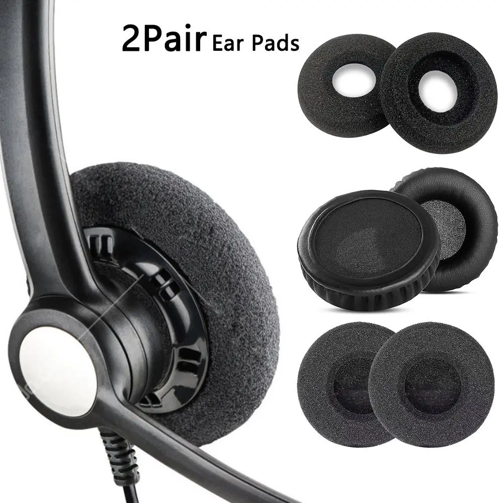 

2 Pair Replacement foam Ear Pads pillow Cushion Cover For Plantronics C3225 3220 320/3210 H251/261 Headphone Headset EarPads