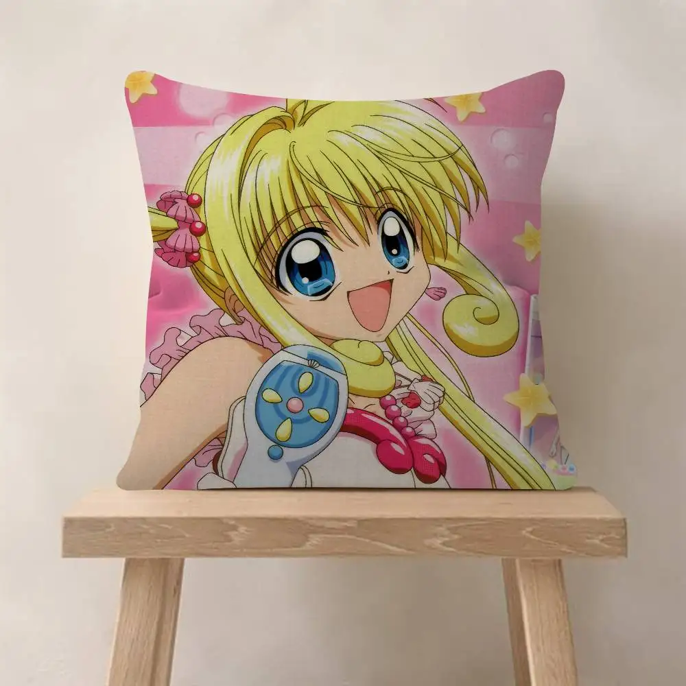 Anime M-Mermaid Melody Pichi Pichi Pitch Bürokissenbezug, Autokissenbezug, 45 x 45 cm, Lendenkissenbezug, Sofakissenbezug – Detail 11