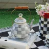 Harlequin Check Tea Kettle 6