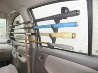Fishing Rod Storage Bracket Car Mounted Suction Cup Fish Rod Placement Rack Fishing Accessories Fishing Rod Storage Device 3