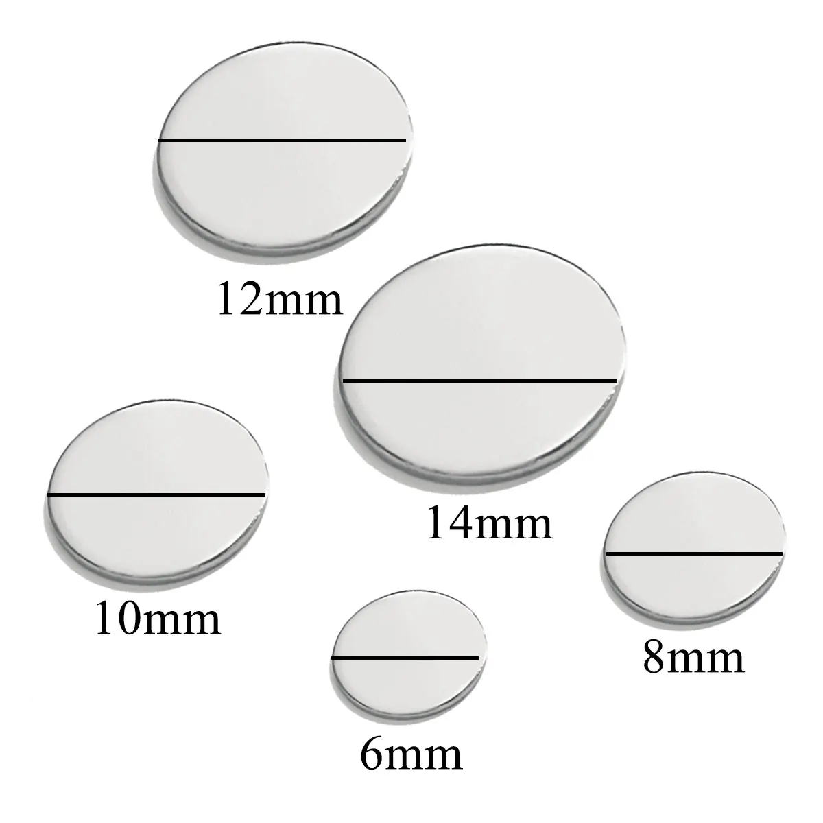60 Ciondoli In Acciaio Inox Oro Rosa - 6 Forme Per Creazione Gioielli