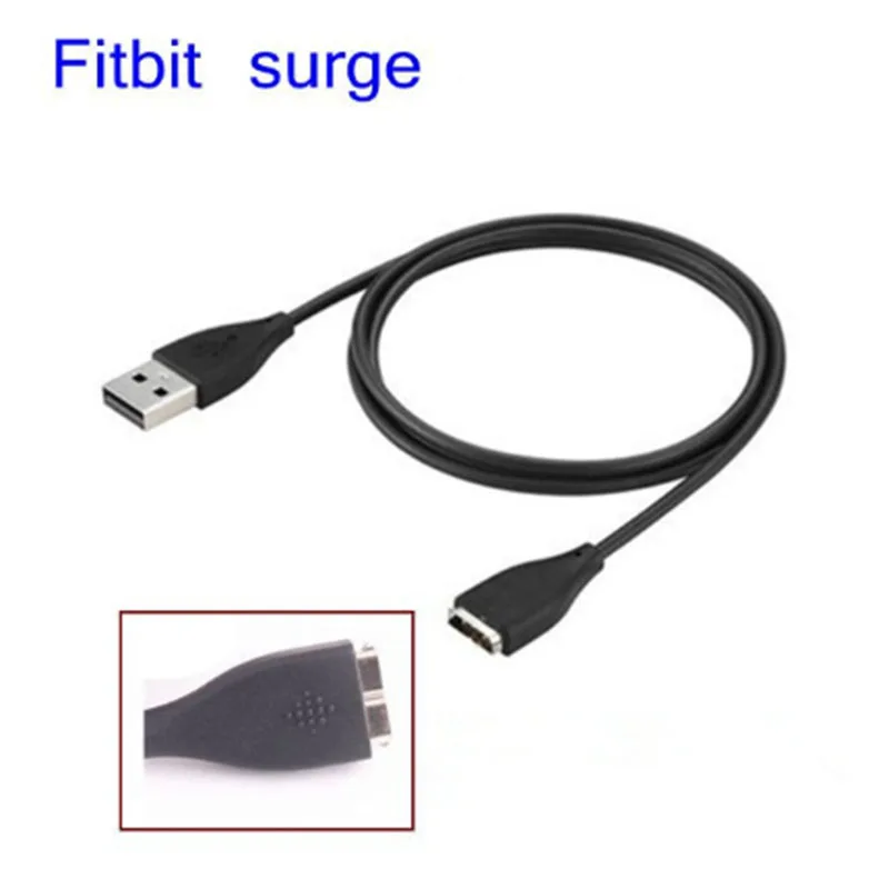 Fitbit Surge Fitness 용 Usb 충전 케이블 충전기 빠른 Smartwatch 손목 밴드 Cargador de pulsera de reloj 시계 충전기
