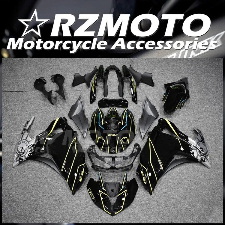 

4Gifts New ABS Motorcycle Fairings Kit Fit For YAMAHA YZF- R3 R25 2015 2016 2017 2018 15 16 17 18 Bodywork Set Gray Yellow
