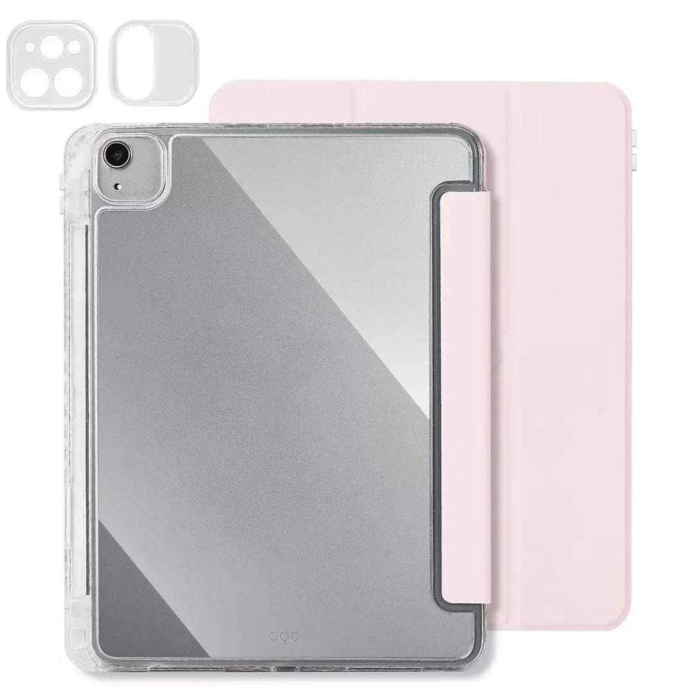 Sleek Tri-fold Clear Acrylic Tablet Case