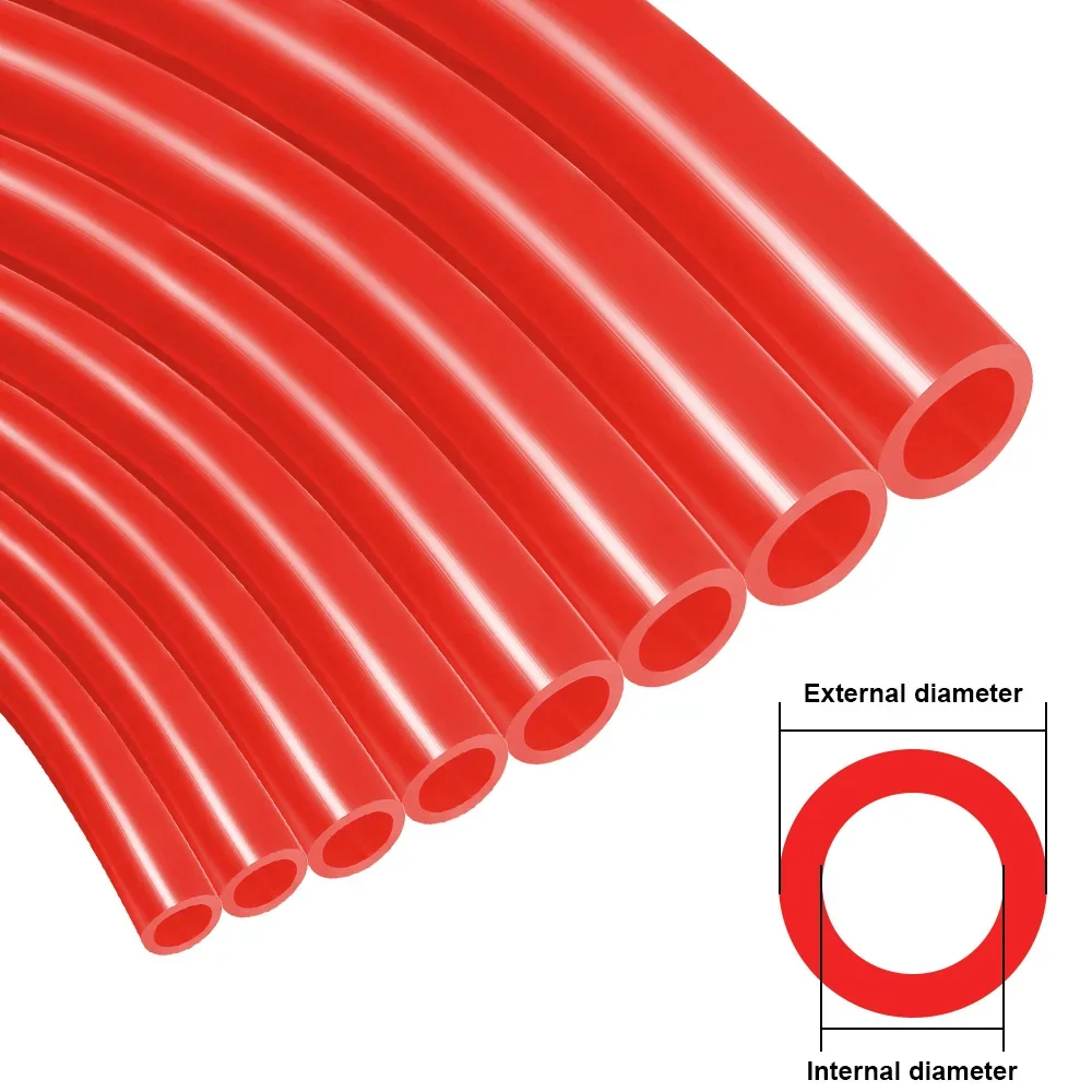 Universal 3/5/4/6/8/10/12/14mm Auto Car Vacuum Silicone Hose Racing Line Pipe Red 1-50 meter Soft Silicone Tube silicone hose silicone hose connector
