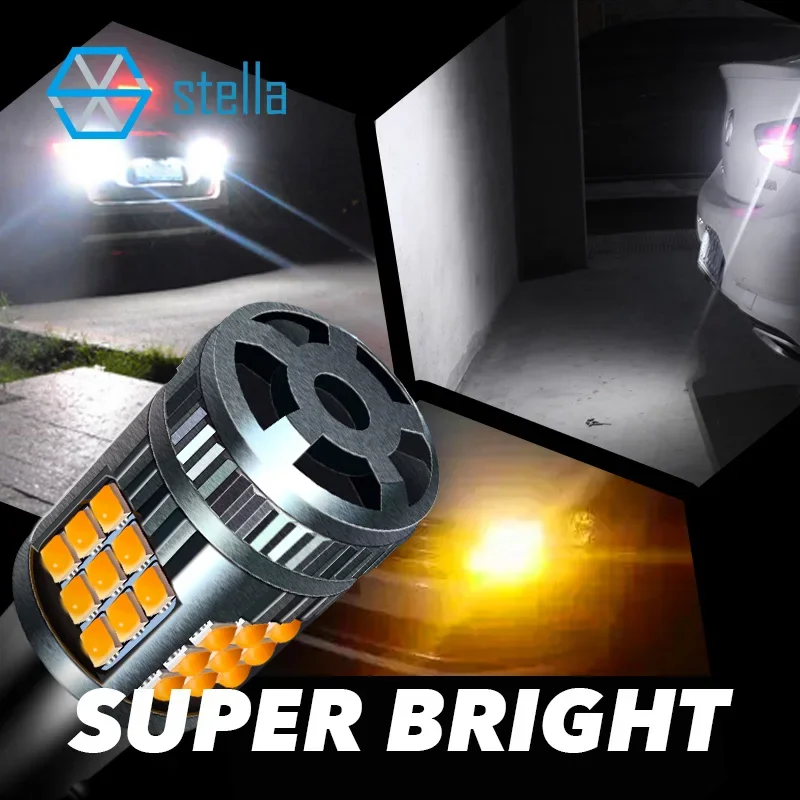 ڶ-LED ȣ  ʹ 극ũ    2 , Canbus 1156 1157 7440 P21W PY21W P21/5W BA15S BAU15S BAY15D ڵ