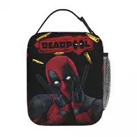 Deadpools Film Insulated Lunch Bag Thermal Bag Meal Container High Capacity Lunch Box Tote Men Women College Picnic 2