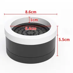 Adjustable Heavy - Duty Plastic Furniture Risers (H)