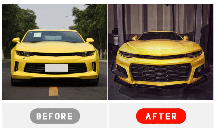 Hot Selling ZL1 Style Car Body Kits Front Bumper for Chevrolet Malibu XL 2016-2019 ABS Material Exterior Parts